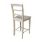 Whitewood Industries Solid Wood Madrid Counter Height Dining Stool - 24" Seat Height S-402 - alternate 6